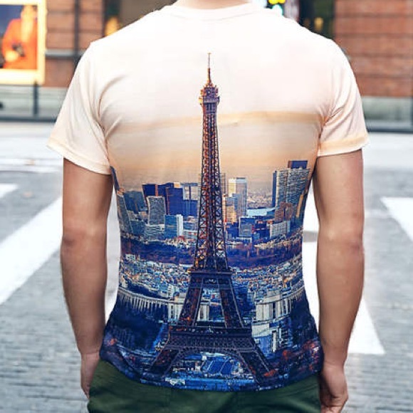 New Graphic Tee Paris Eiffel Tower - Picture 7 of 7